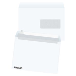 Enveloppe auto-adhésive 162x229 mm blanche 80g - Magazinoo