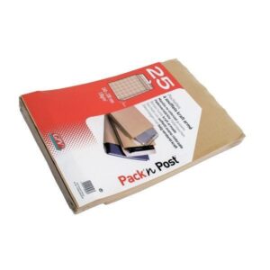 Enveloppe kraft armé 26x33 cm avec soufflets - lot de 25