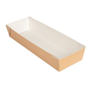 Barquettes sandwich carton ondulé nano micro 11x30x5cm - 200 pcs