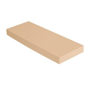Couvercle naturel 11x30x2 cm pour barquette sandwich - 200 pcs