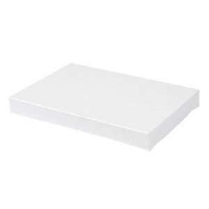 Couvercle blanc 22x15x2 cm pour barquette sandwich - 200 pcs