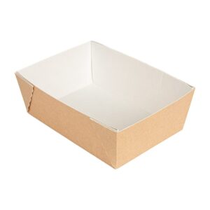 Barquette carton ondulé 11x15x5 cm - pack de 200 naturel