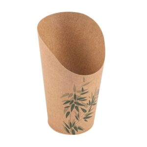 Gobelet à frites Feel Green 480cc par 50 - Durable et Pratique