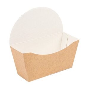 Boîte carton brun pour bagel 12x4.5x12 cm - pack de 100