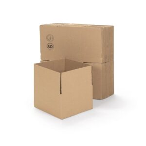 Caisse expédition simple cannelure 20x20x11cm - Lot de 20