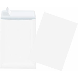 Pochette auto-adhésive blanche 162x229 mm 90g - 500 pcs