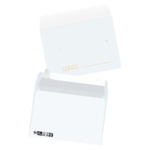 Enveloppe auto-adhésive 114x162 mm blanche 80g - Magazinoo