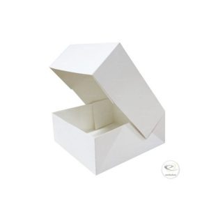 Boîte de Pâtisserie Blanche 12×12 cm (lot de 50)