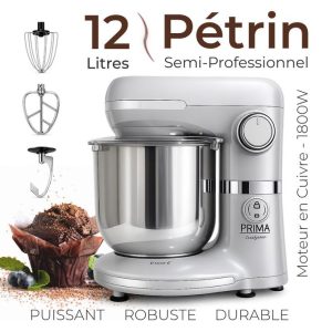 Prima Pétrin Semi-Professionnel 12L 1800W