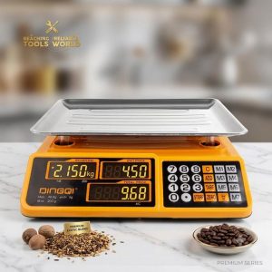 DINGQI Balance Électronique Commerciale 40kg Inox
