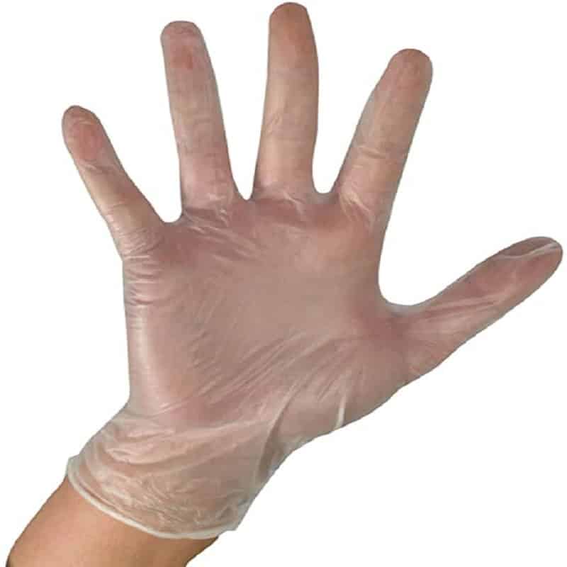 Gants en Vinyle 100 unités, taille M