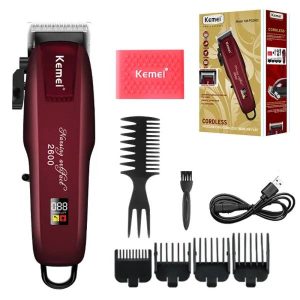 Kemei 2600 Tondeuse Professionnelle LCD pour barbe