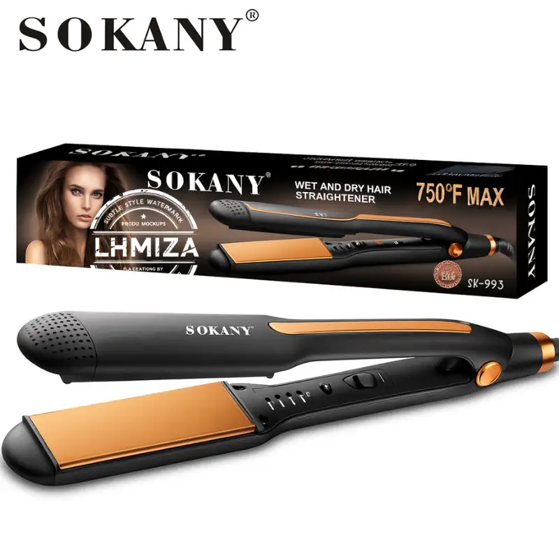 Lisseur SOKANY SK-993 750°F Wet & Dry Nano Silver