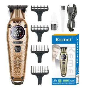 Kemei KM-1576 Tondeuse de Finition Professionnelle