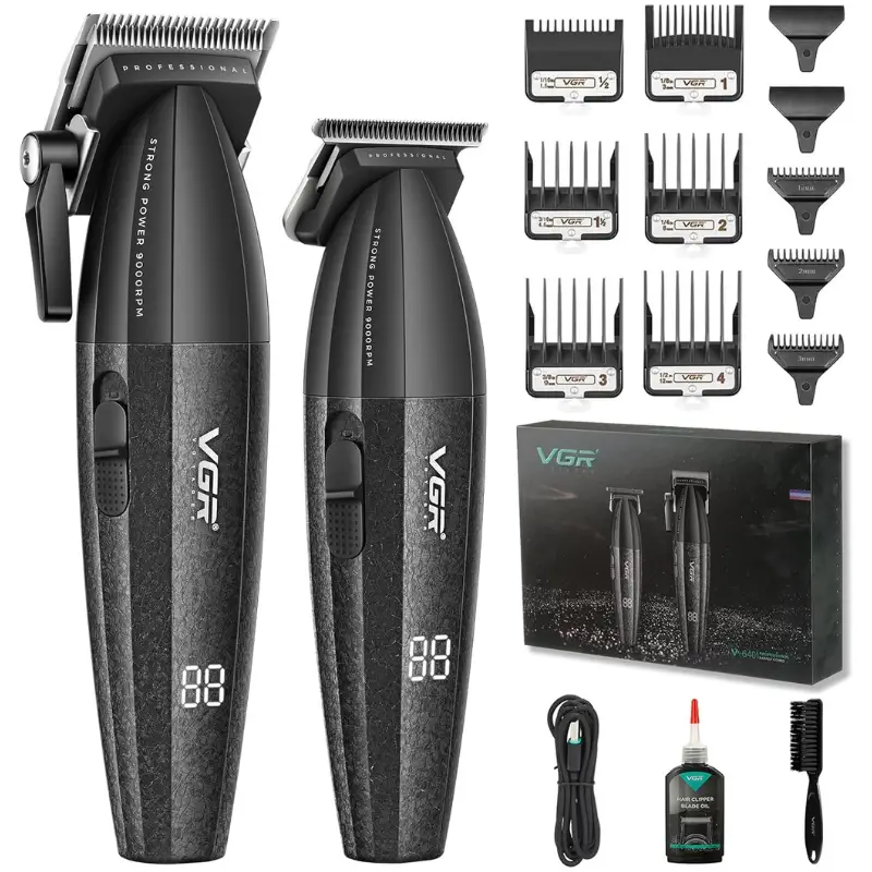 VGR V-640 Tondeuse Professionnelle 2 en 1 – Moteur 9000 RPM